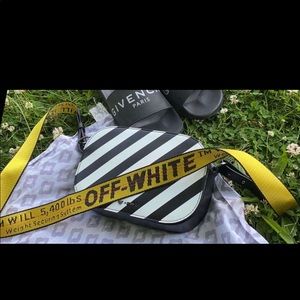 Off-White Crossbody Camera Bag